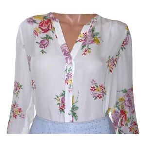 Joie Multicolor Floral Blouse